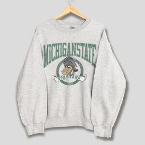Vintage Michigan State Spartans Football Sweatshirt, Michigan State University
